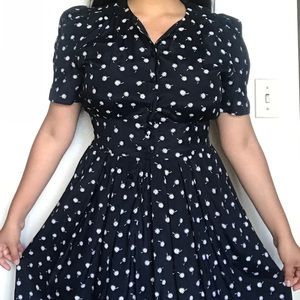 Karin Stevens Vintage Floral Dress